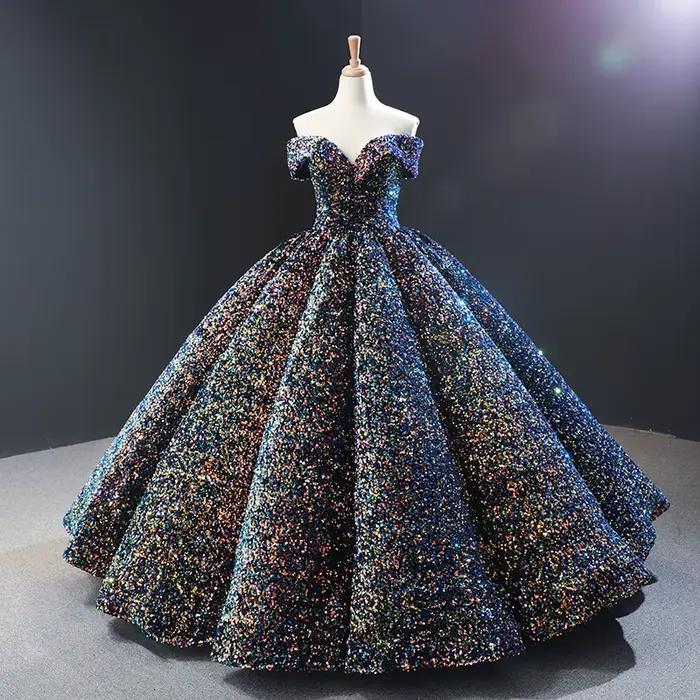 Robe de mariée colorée