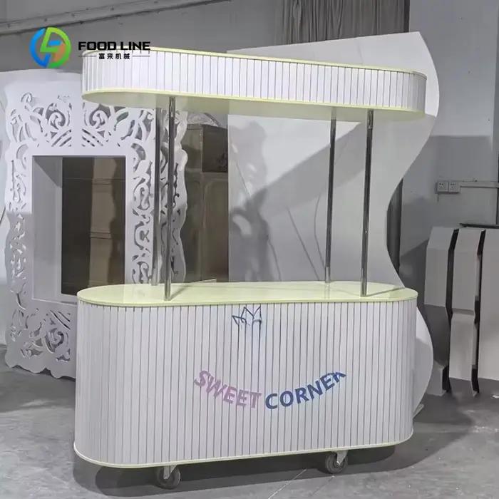 Décorations personnalisées pour fête de mariage, chariot à bonbons et chariot à desserts glacés pour enfants, décoration de fête pour enfants