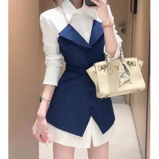 Robe chemise chic et formelle pour le travail