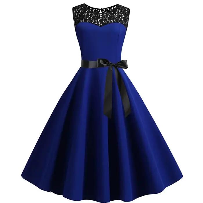 Robe de soirée élégante en dentelle pour femmes