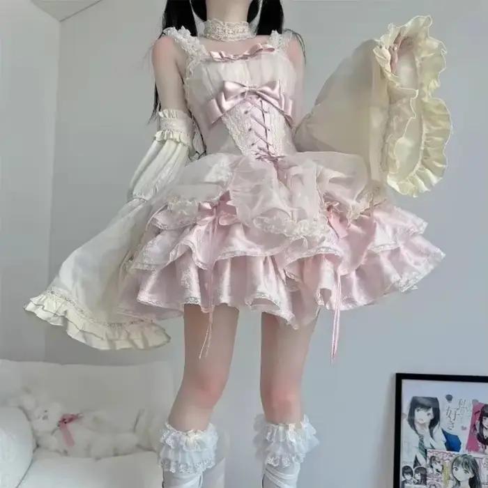 Robe Lolita Jsk Gothique pour Femme