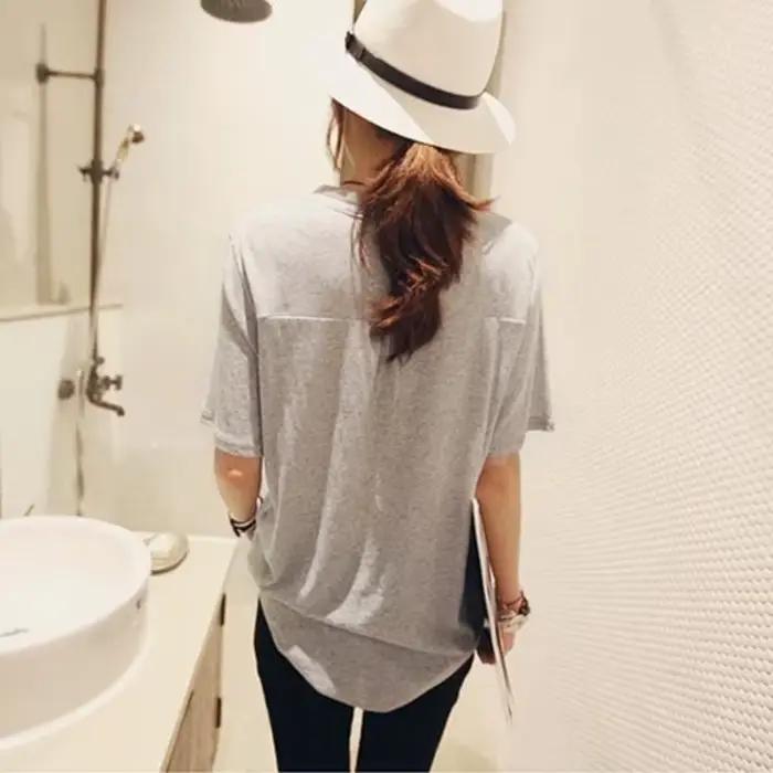 Nouveaux T-shirts amples à manches courtes pour femmes