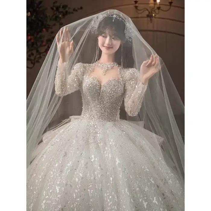 Robe de mariée française rétro