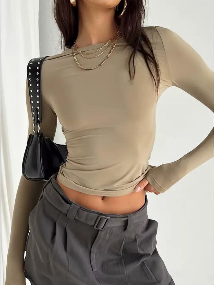 Économie décontractés à manches longues pour femmes