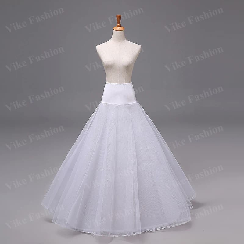 Jupon Long Crinoline à volants, Vintage, pour robes de mariée, sous-jupe, Rockabilly Tutu