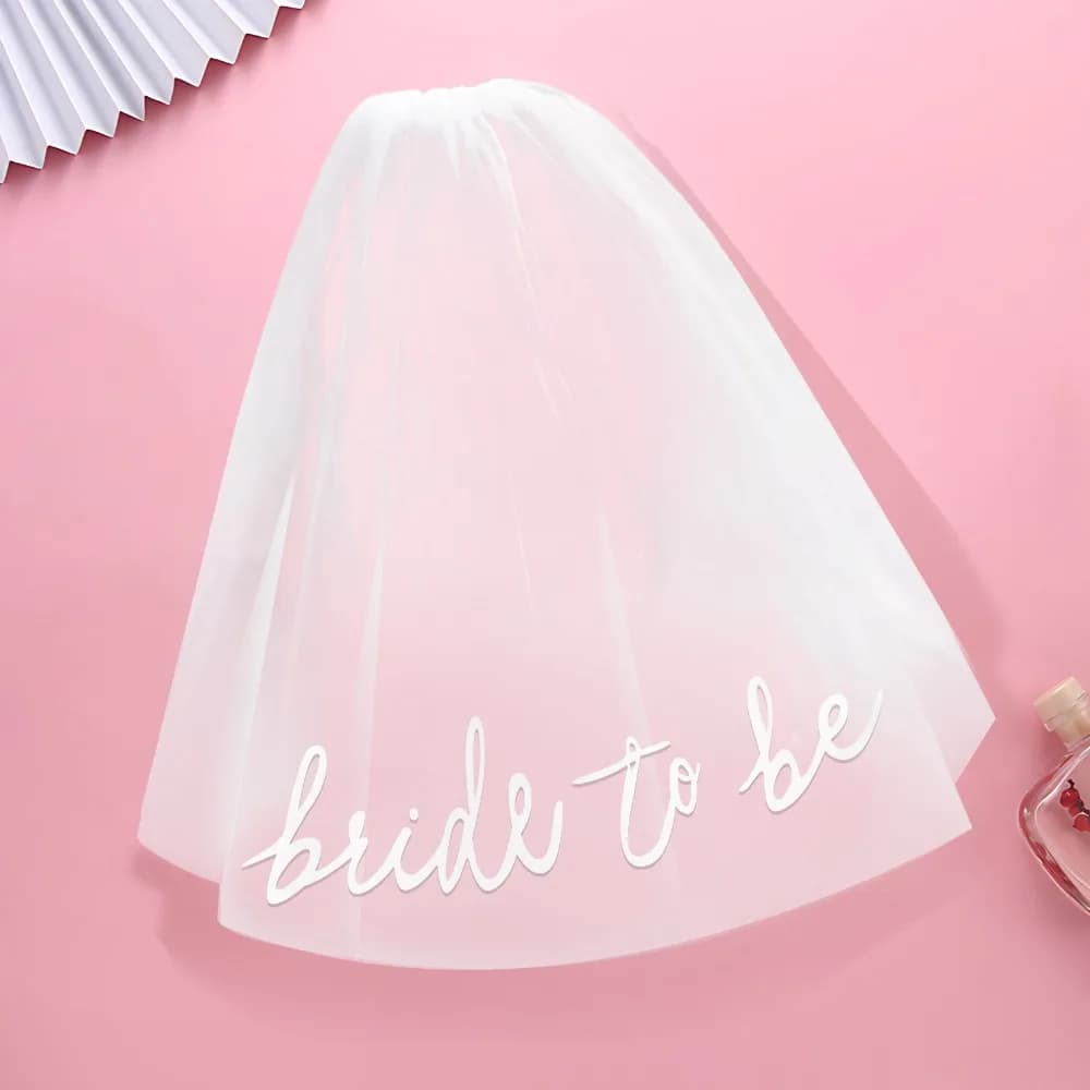 Voile de mariée de Style court et moyen, 1 pièce, 55cm, pour fête de mariage, proposition de saint-v