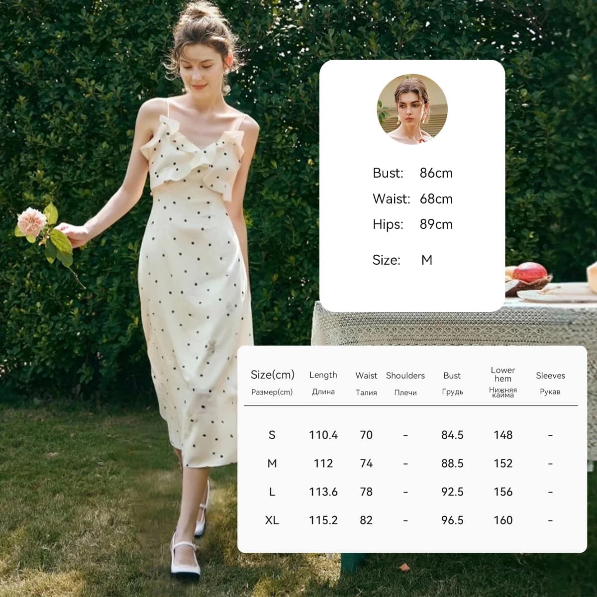 Robe longue OLrain à volants pour femme, imprimé pois, élégante, pour les vacances d'été 2026, vêtem