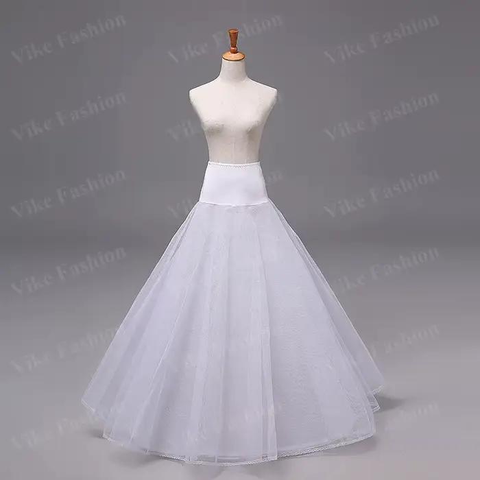 Jupon Long Crinoline à volants, Vintage, pour robes de mariée, sous-jupe, Rockabilly Tutu