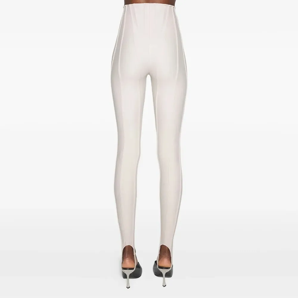 TWOTWINSTYLE solide épissé plis Chic pantalon femme taille haute minceur Streetwear minimaliste femm