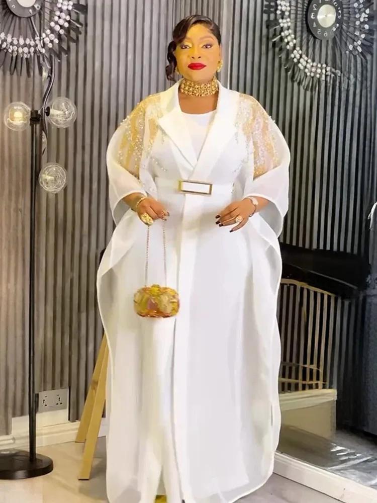 Robes traditionnelles pour femmes, ensemble de 2 pièces Dashiki africain turc, vêtements Kaftan Duba