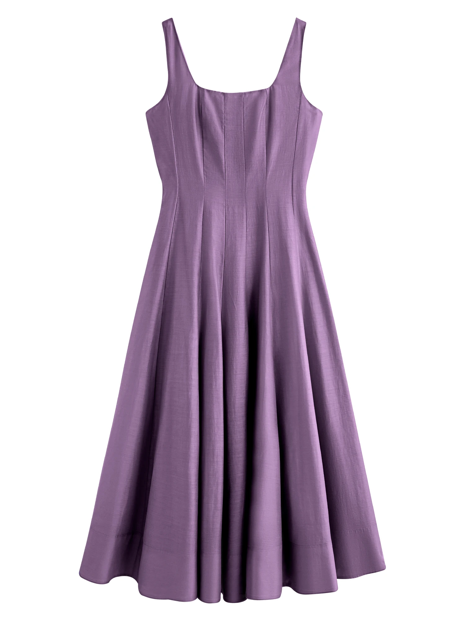 FSLE – robe sans manches pour femmes, coupe tridimensionnelle, taille haute, amincissante, à bretell