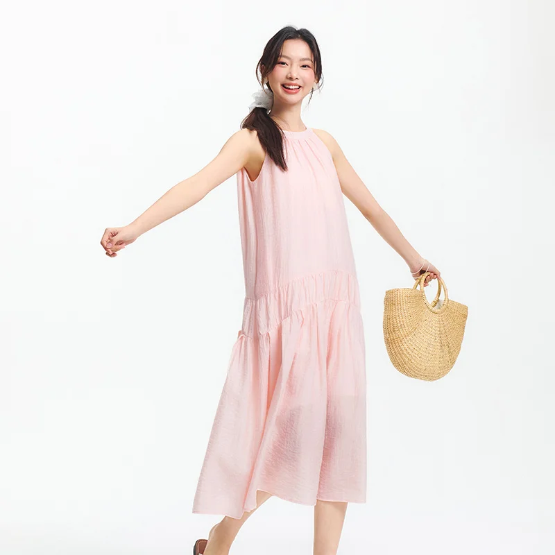 SEMIR-Robe Longue à Deux Voies pour Femme, Tenue de Plage, Dos aux, avec Nministériels d Papillon, p