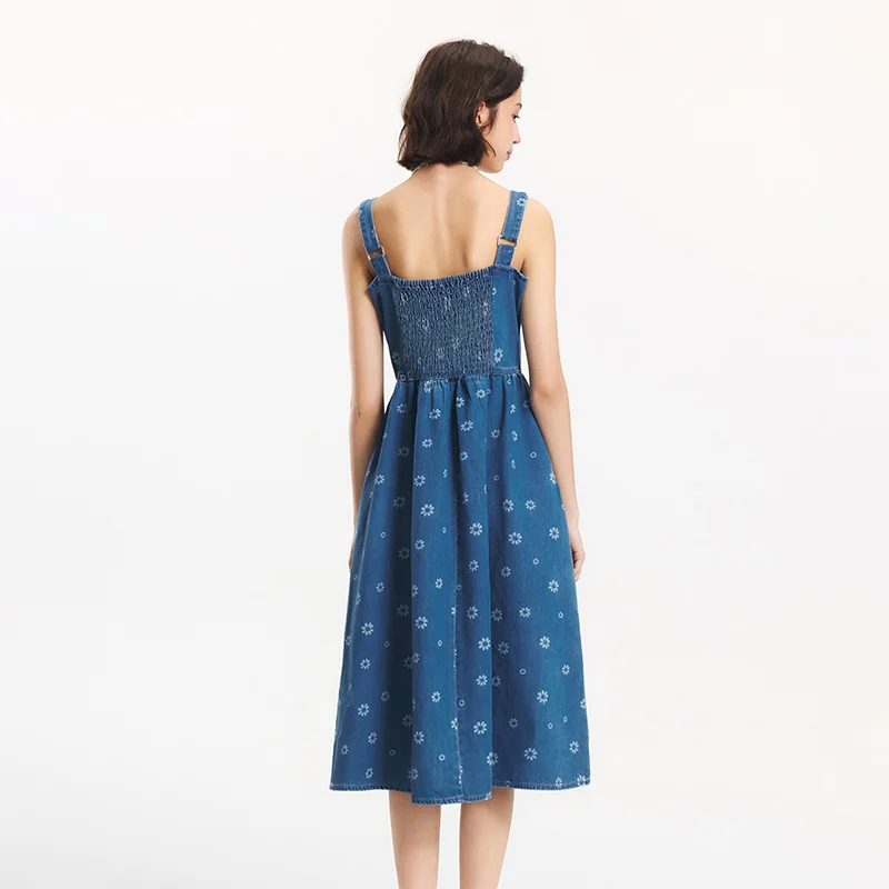 Robe Salopette en Jean Semir pour Femme – Nouvelle Collection Été 2025 – Style Ludique Imprimé Intég