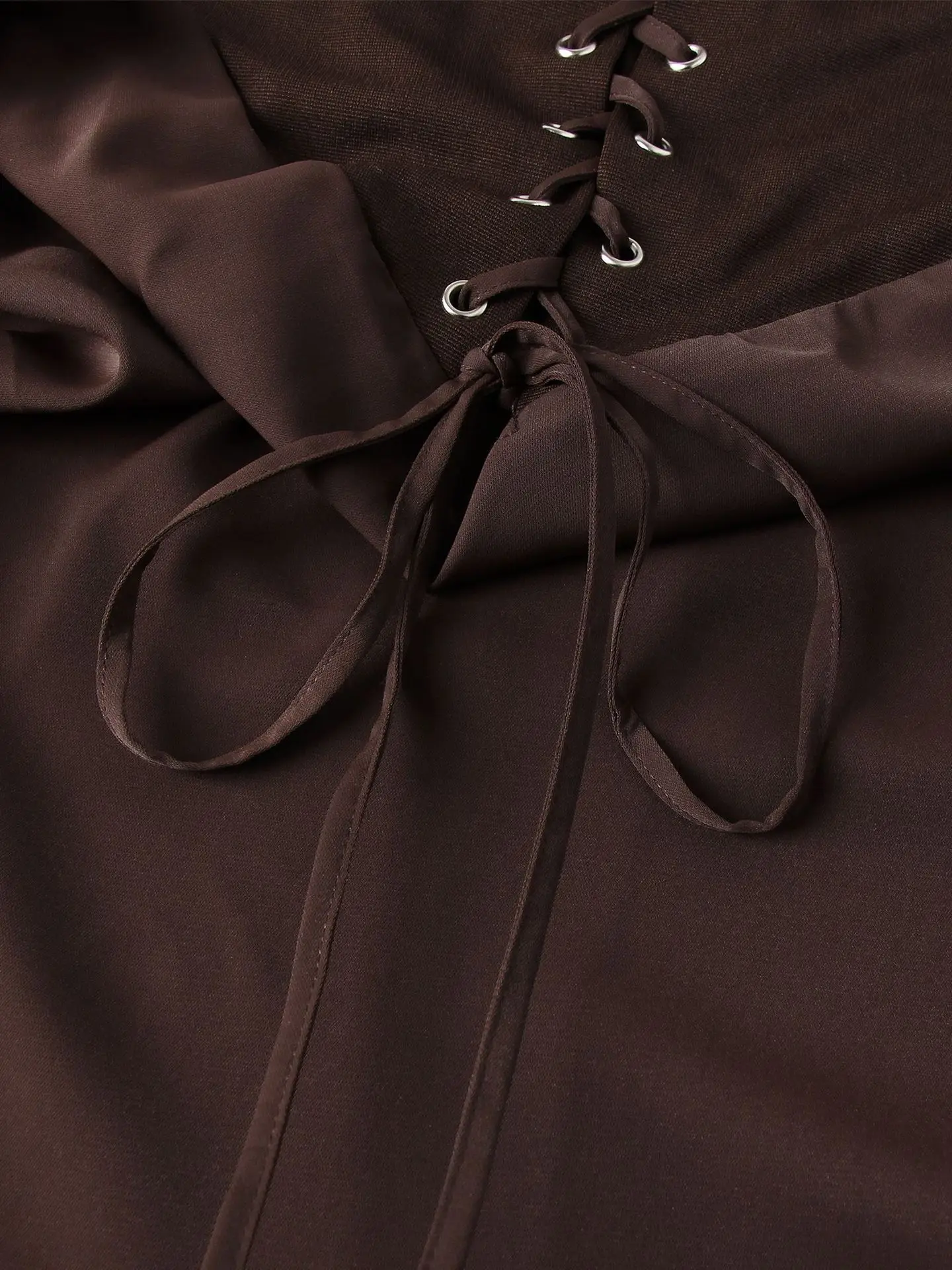 Suninheart Robe longue en satin sexy d'été, décolleté en cœur, robe de soirée ajustée plissée sans b