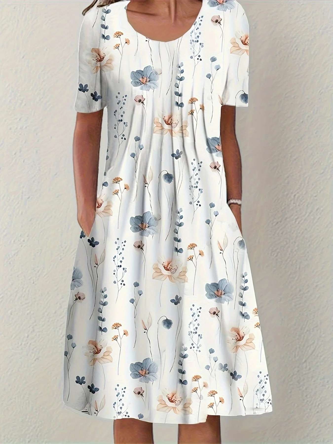 Grande taille mode femmes élégantes robe ample tenue décontractée femmes robe nouveau tempérament