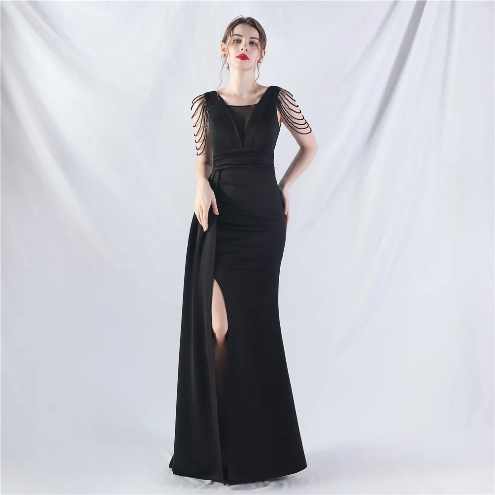 Robe de Soirée de Demoiselle d'Honneur pour Femme, Tenue Élégante de Luxe, pour les Occasions Formel