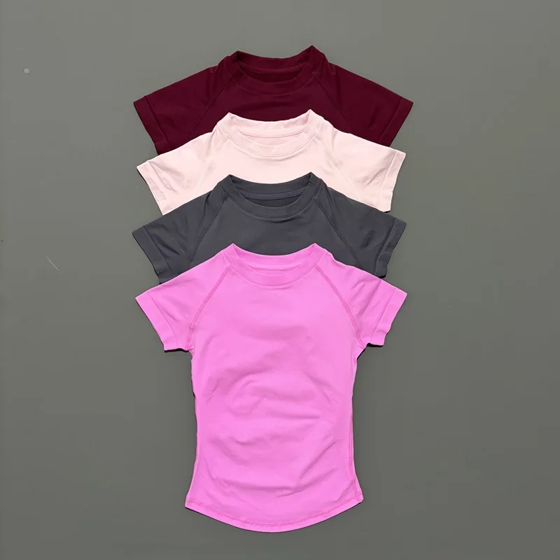 HISTELLO – haut de sport à manches courtes pour femmes, vêtements de sport, de yoga, de fitness, de 