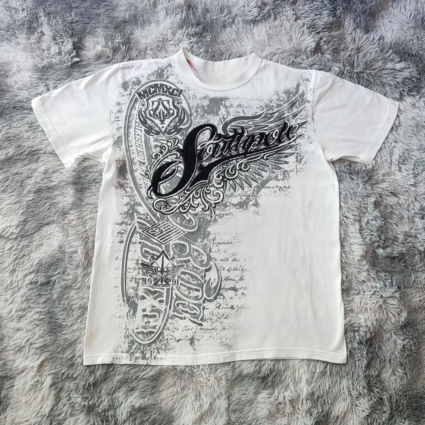 Hip Hop T-Shirt Streetwear femmes Vintage graphique Style américain mode Baggy pur hauts loisirs Cou