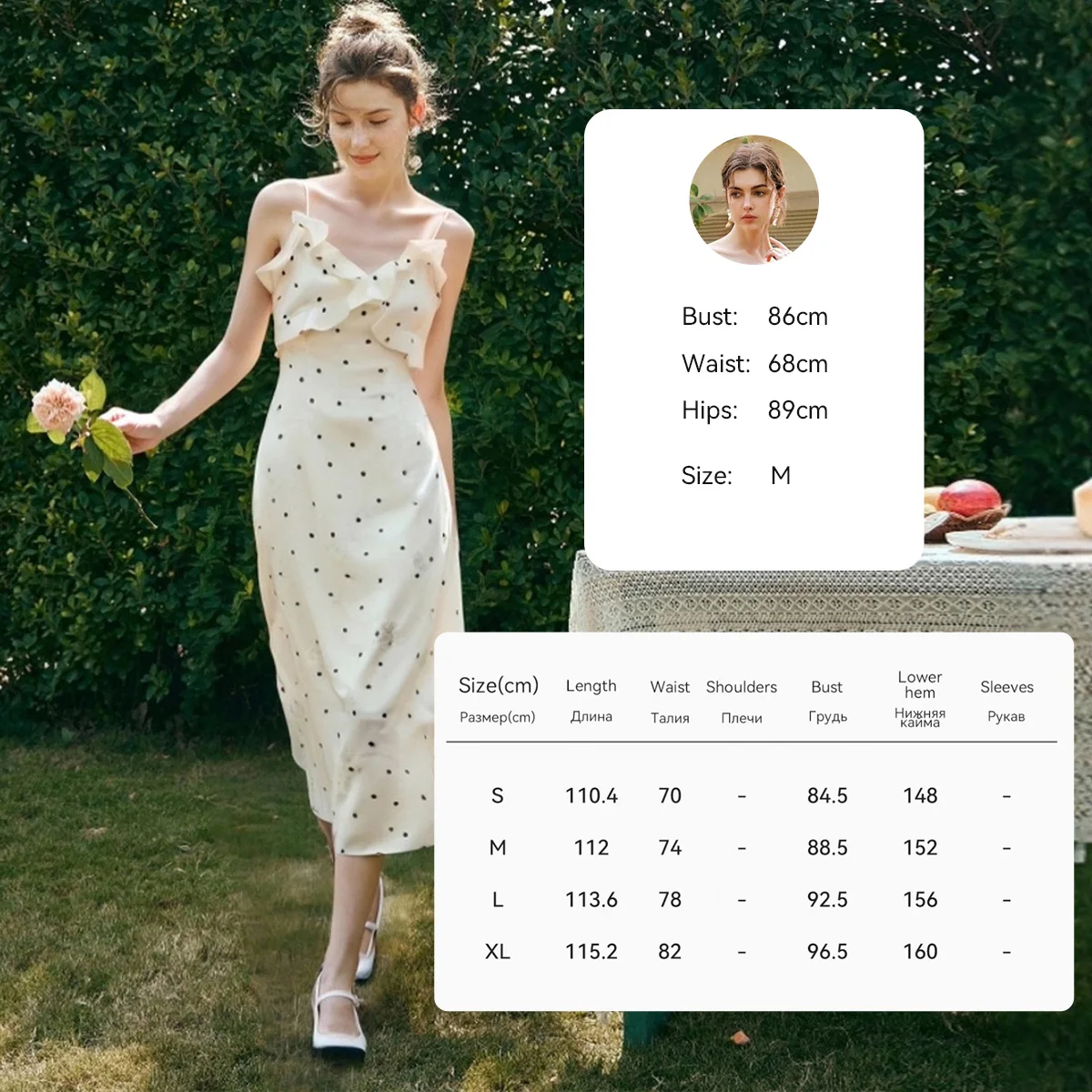 Robe longue OLrain à volants pour femme, imprimé pois, élégante, pour les vacances d'été 2026, vêtem