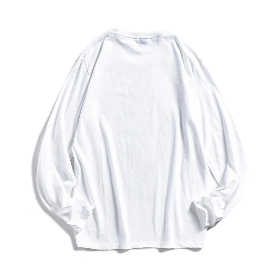 WAVLATII femmes col rond à manches longues t-shirts dame blanc couverture en coton femme doux t-shir