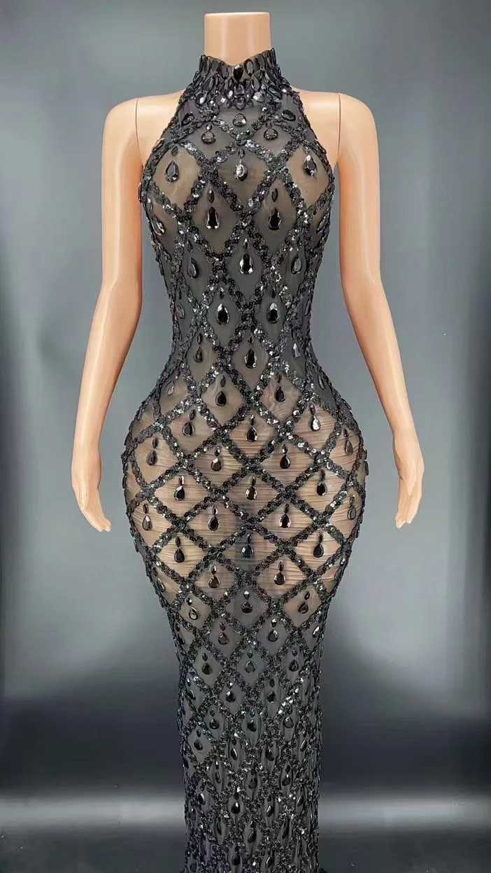 Robe courte transparente avec biscuits argentés clignotants, CitroFranges, Costume de réunion d'anni