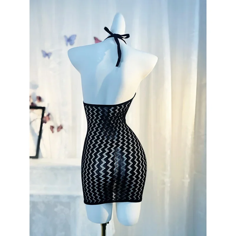 Robe moulante sexy en résille transparente pour femme, sans bikini, tenue de plage d'été