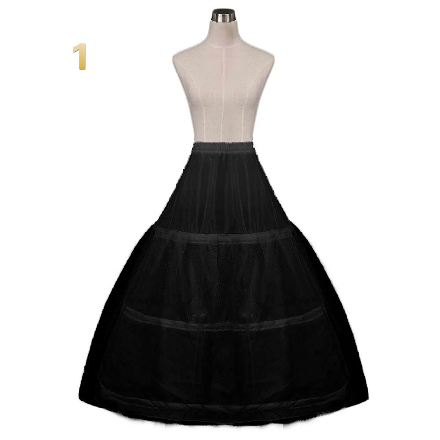 Jupons noirs pour robe de mariée Crinoline jupon tulle mariage enaguas saiote novia anagua de vestid
