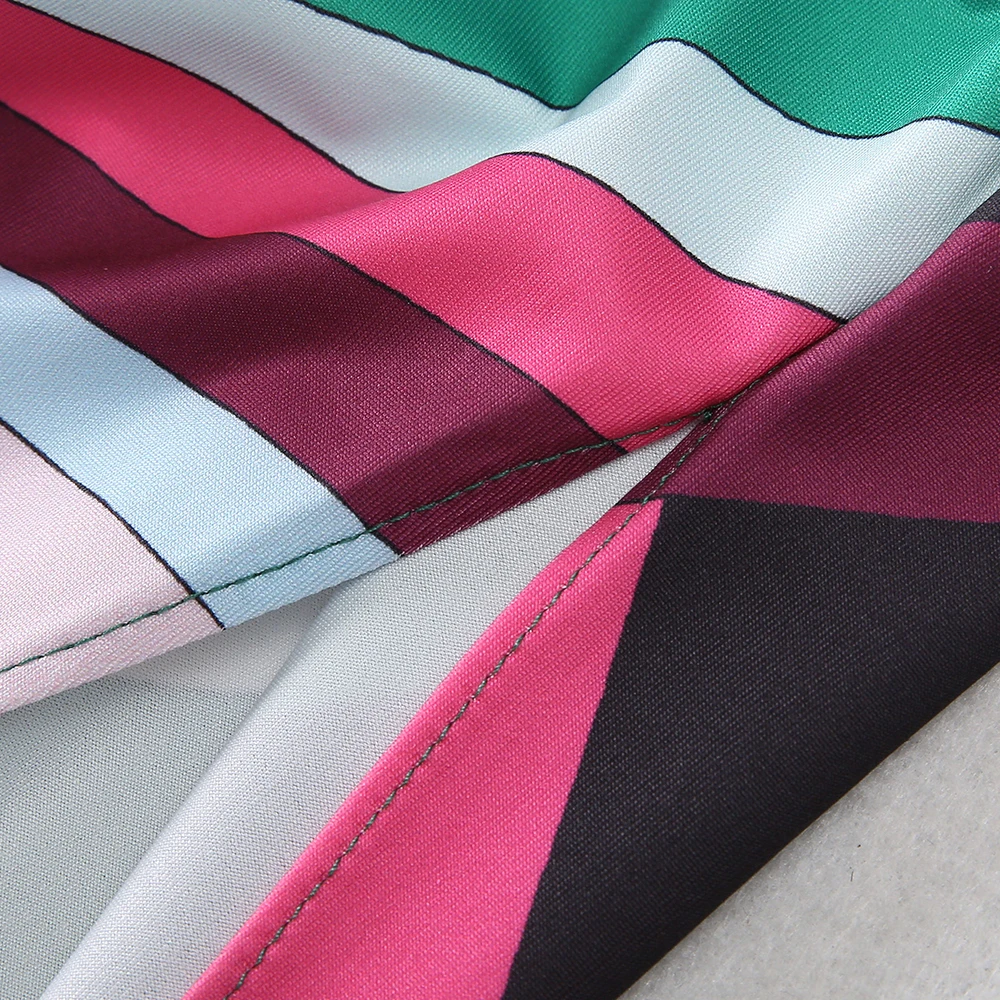 Robe rétro élégante, ample, manches chauve-souris, jupe longue, imprimé rayé, fête de vacances, Styl