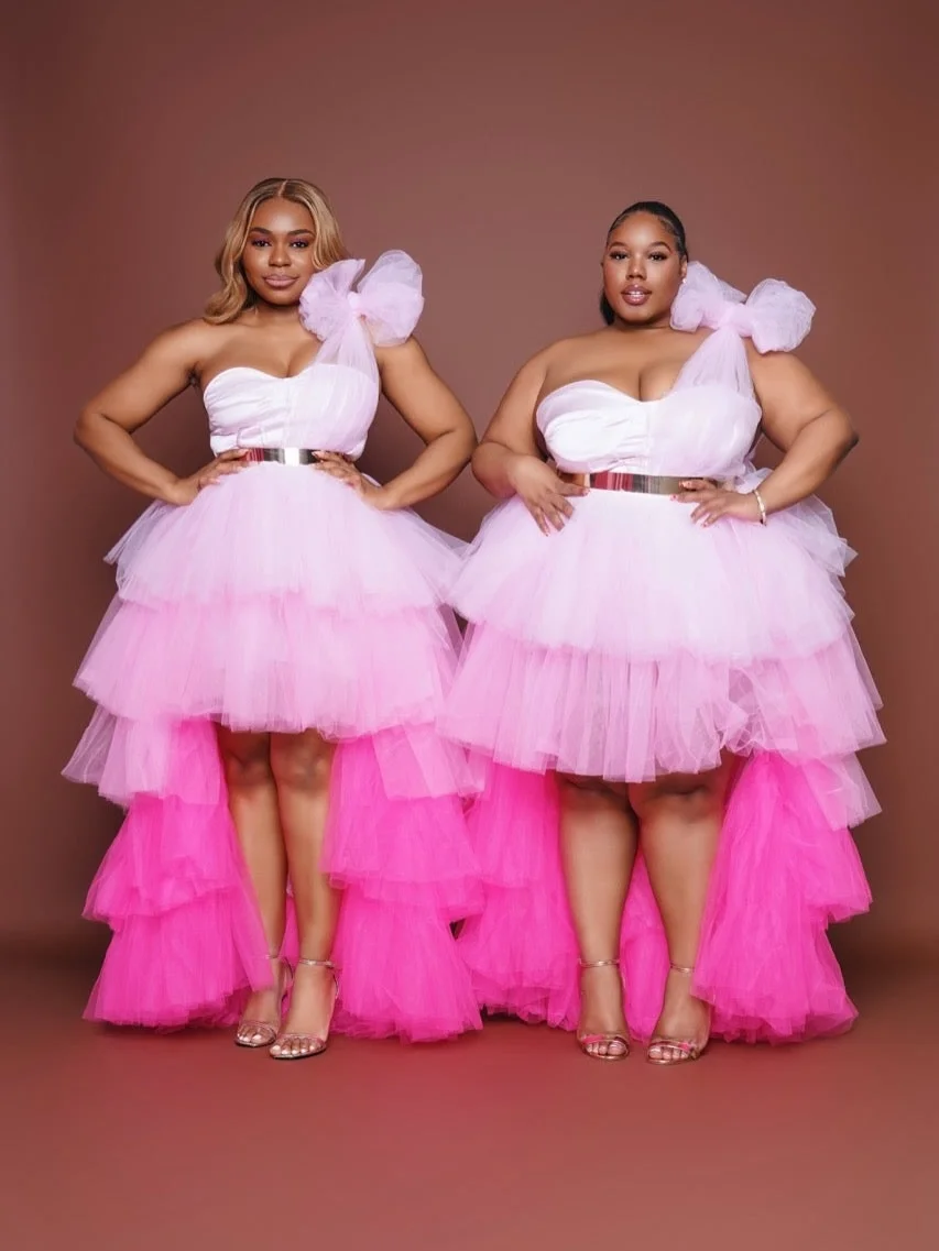 Magnifiques robes de bal roses asymétriques en tulle à volants, robes de soirée trapèze pour femmes,