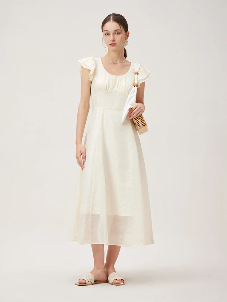 FSLE-Robe longue rouge à carreaux, taille haute, pour femme, tenue élégante et romantique, nouvelle 