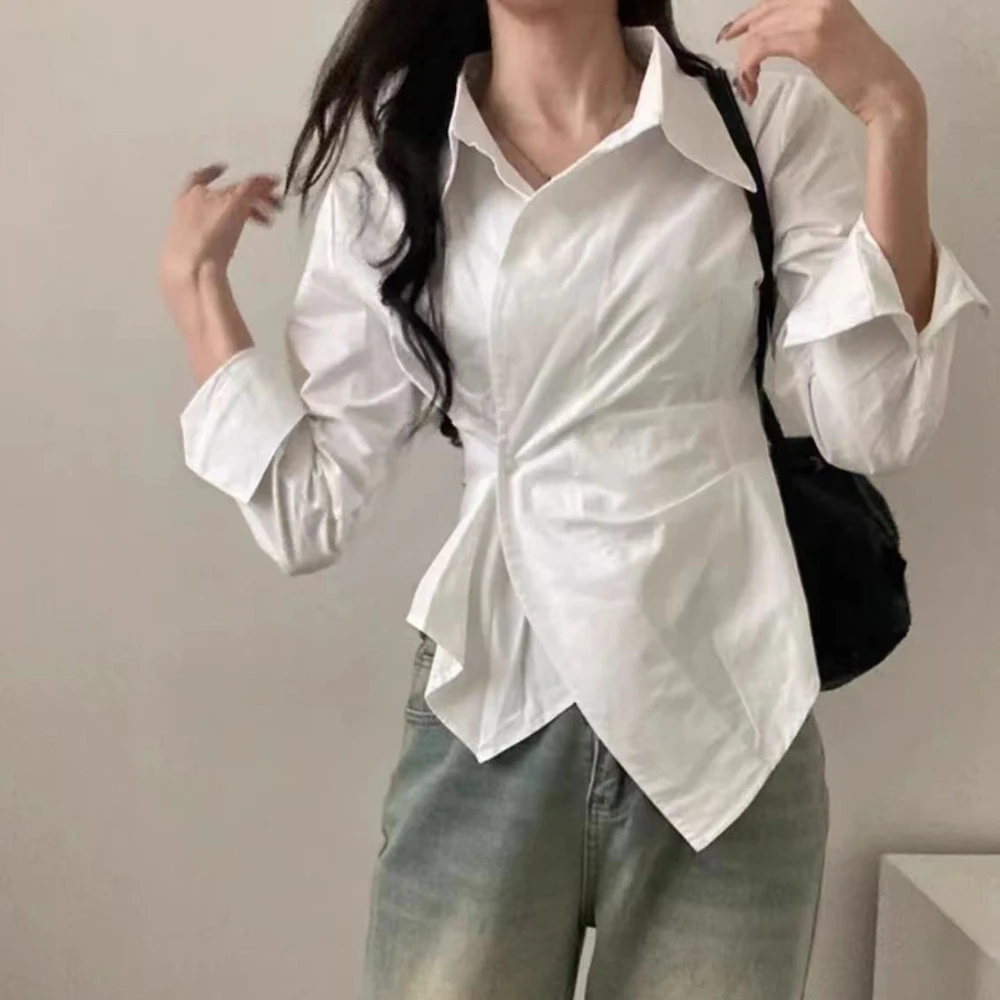 Printemps automne décontracté chemise rayée femmes chemises mode femme à manches longues mince Blous