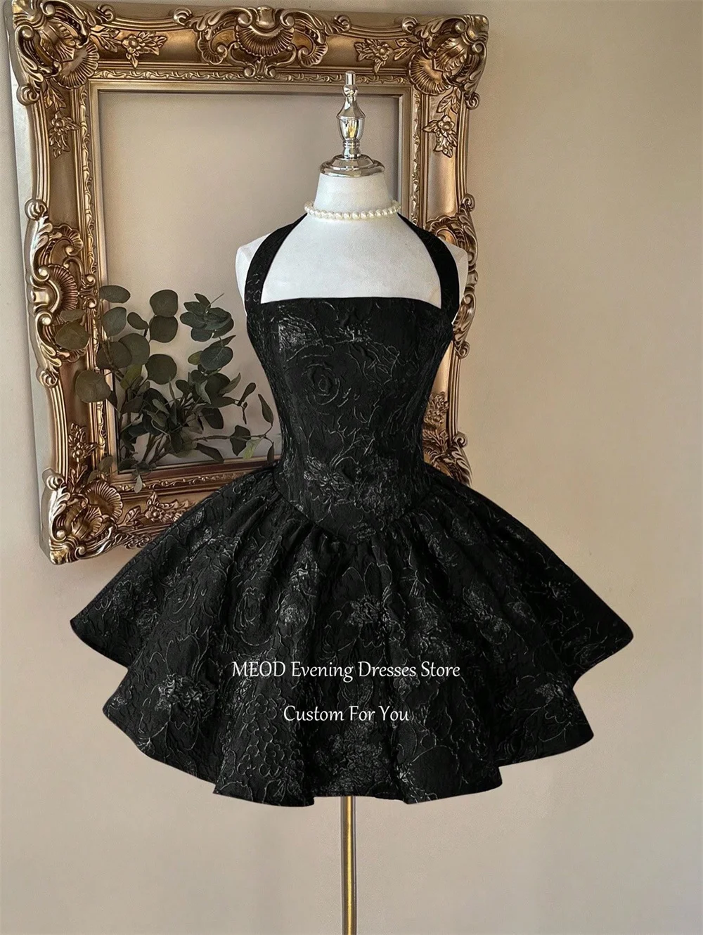 Robe de bal vintage MEOD, robe de soirée bordeaux sans manches, courte, pour la remise des diplômes,