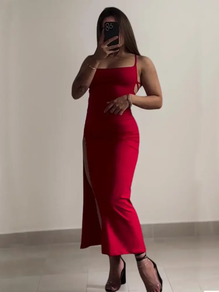 Robe d'été explosive à bretelles licou, haute sensibilité, sac Spice Girl, robe de hanche, nouvelle
