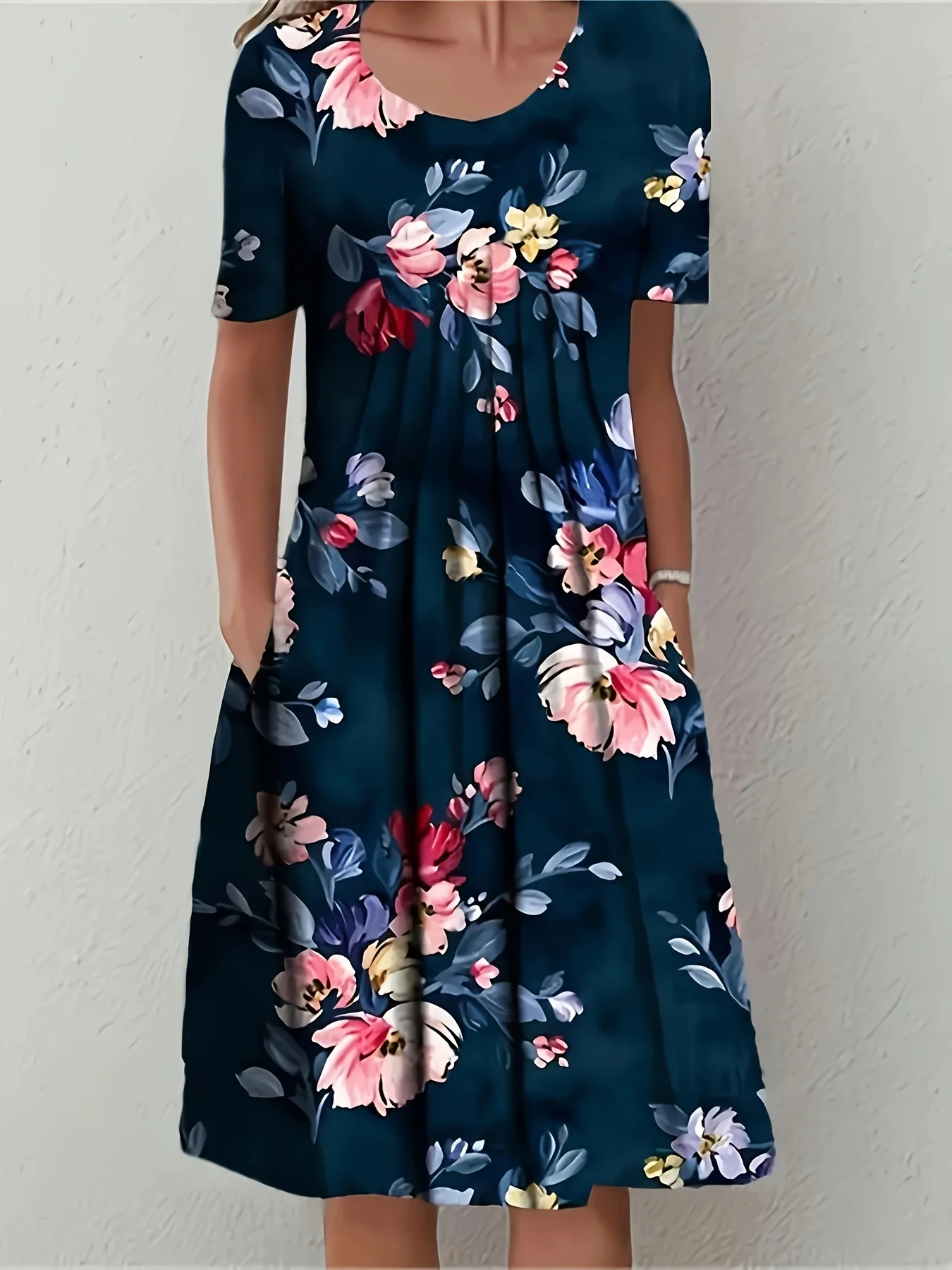 Grande taille mode femmes élégantes robe ample tenue décontractée femmes robe nouveau tempérament