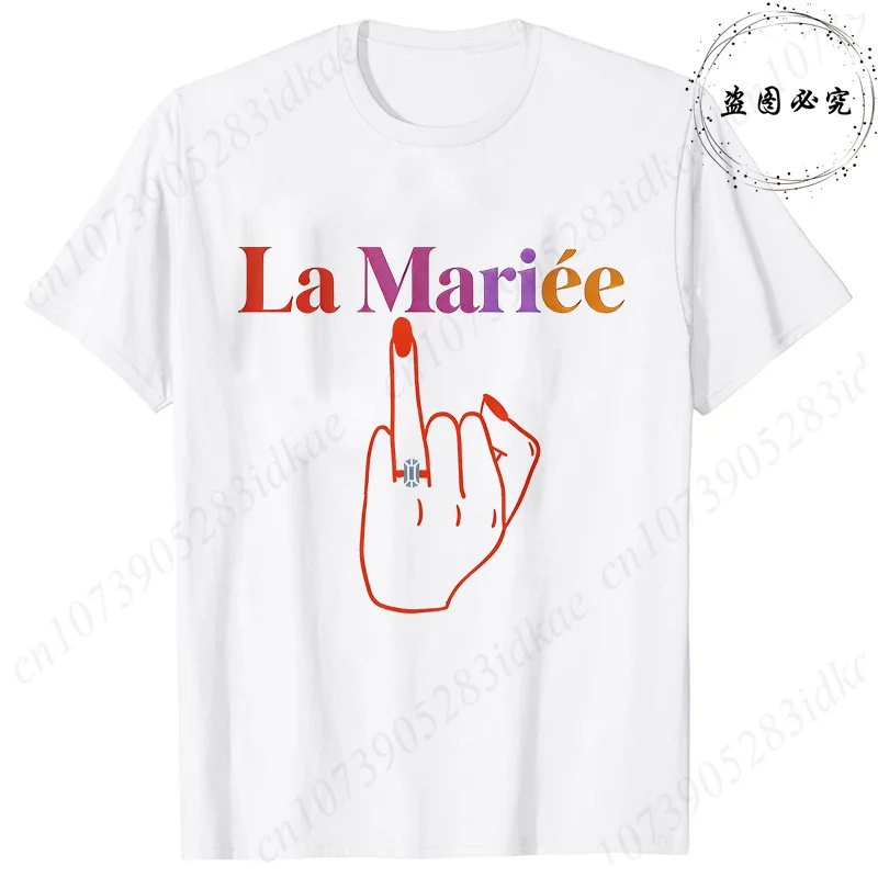 Hauts d'adieu simples pour filles françaises : t-shirts de mariée Future Bride Team, t-shirts imprim