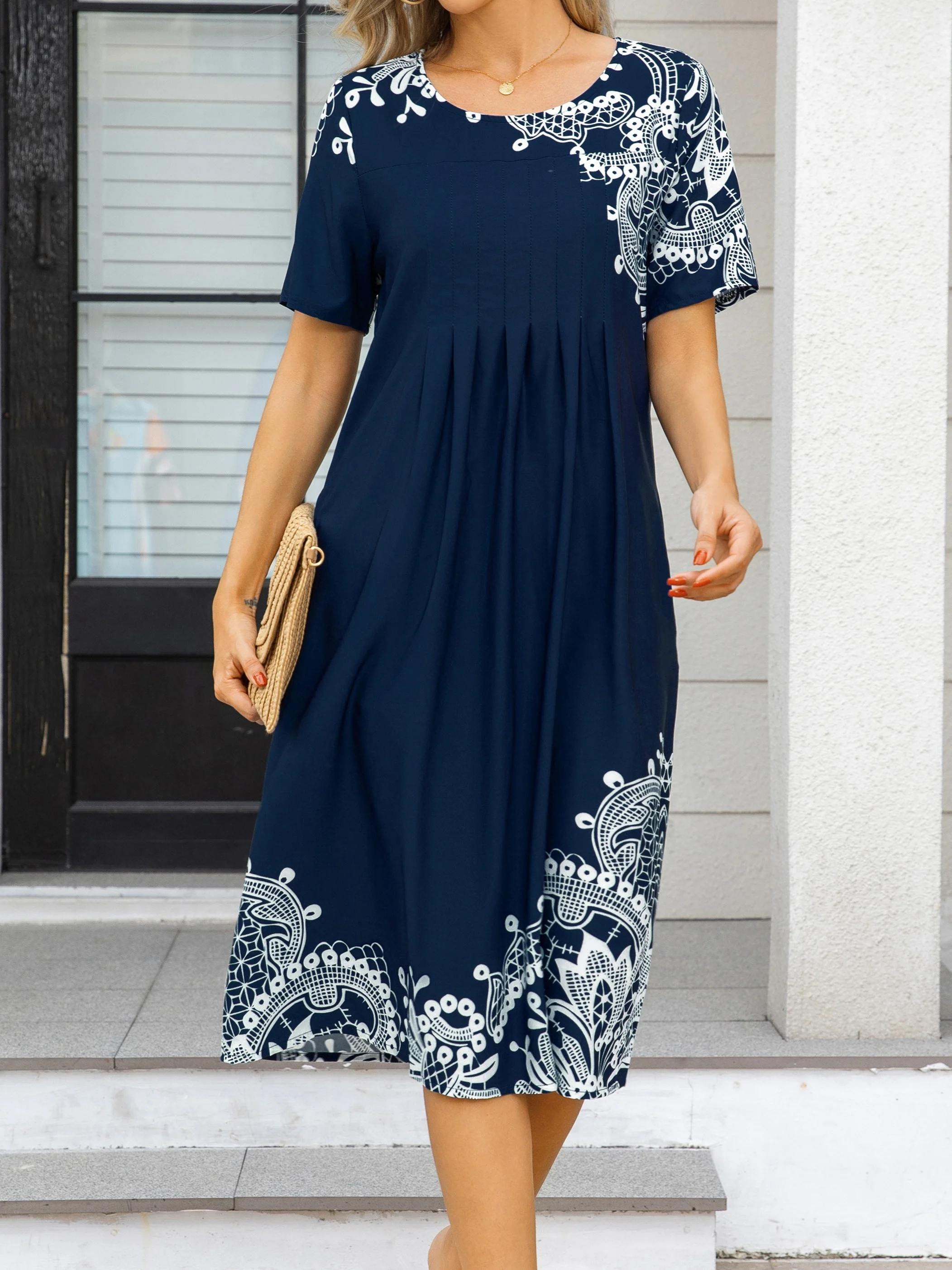 Grande taille mode femmes élégantes robe ample tenue décontractée femmes robe nouveau tempérament