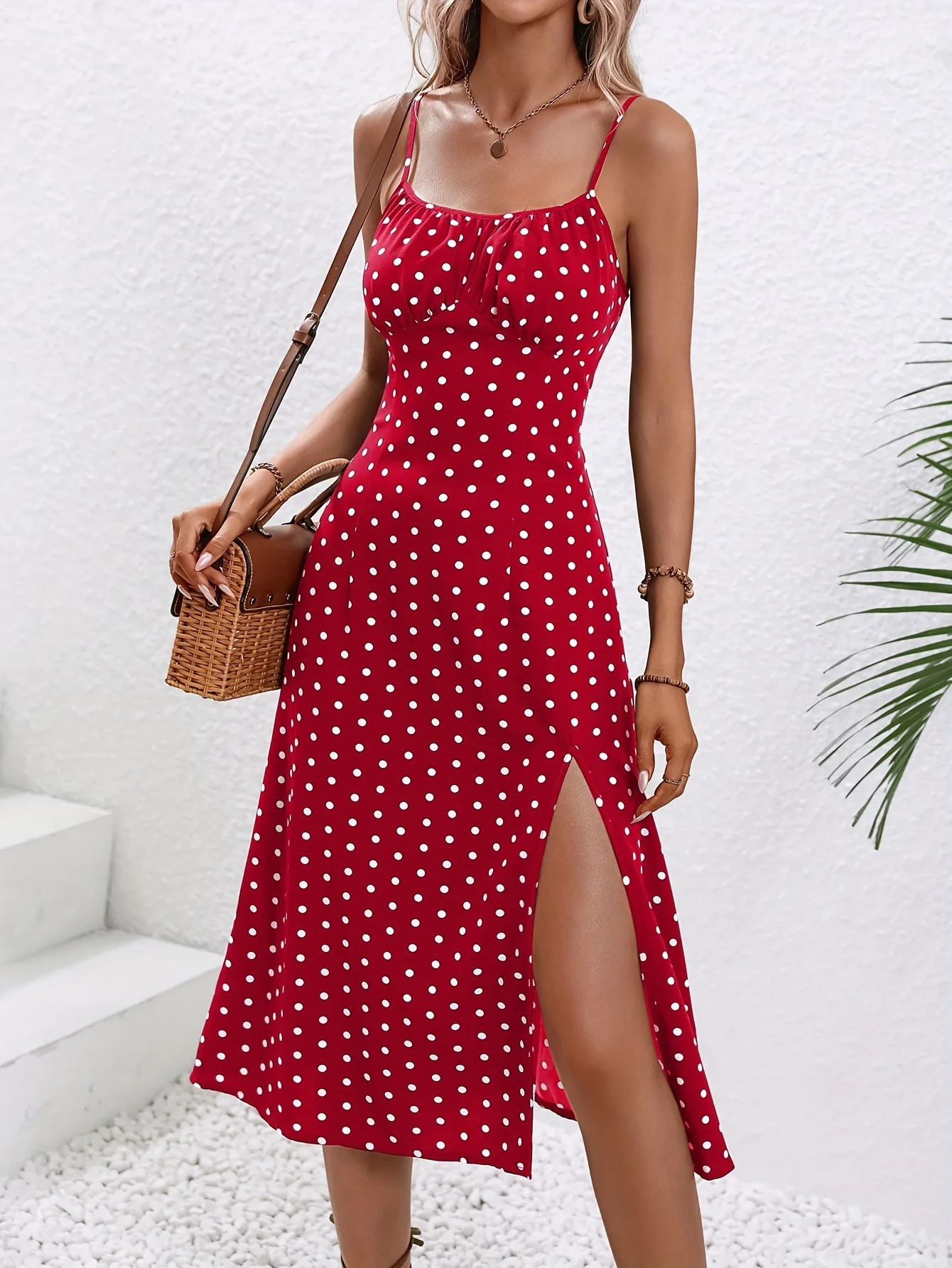 Robe de plage style Boho pour femmes, imprimé Floral, bretelles Spaghetti, imprimé, bretelles élégan