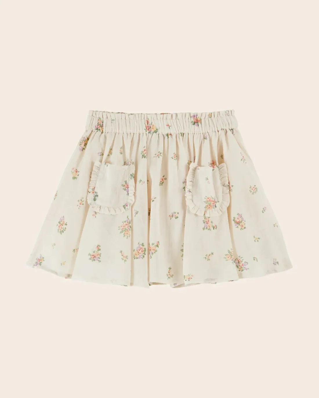 Robe Vintage Fille Printemps/Été 2026 EM à Imprimé Floral Sud-Français, Style Vacances, Robe à Motif
