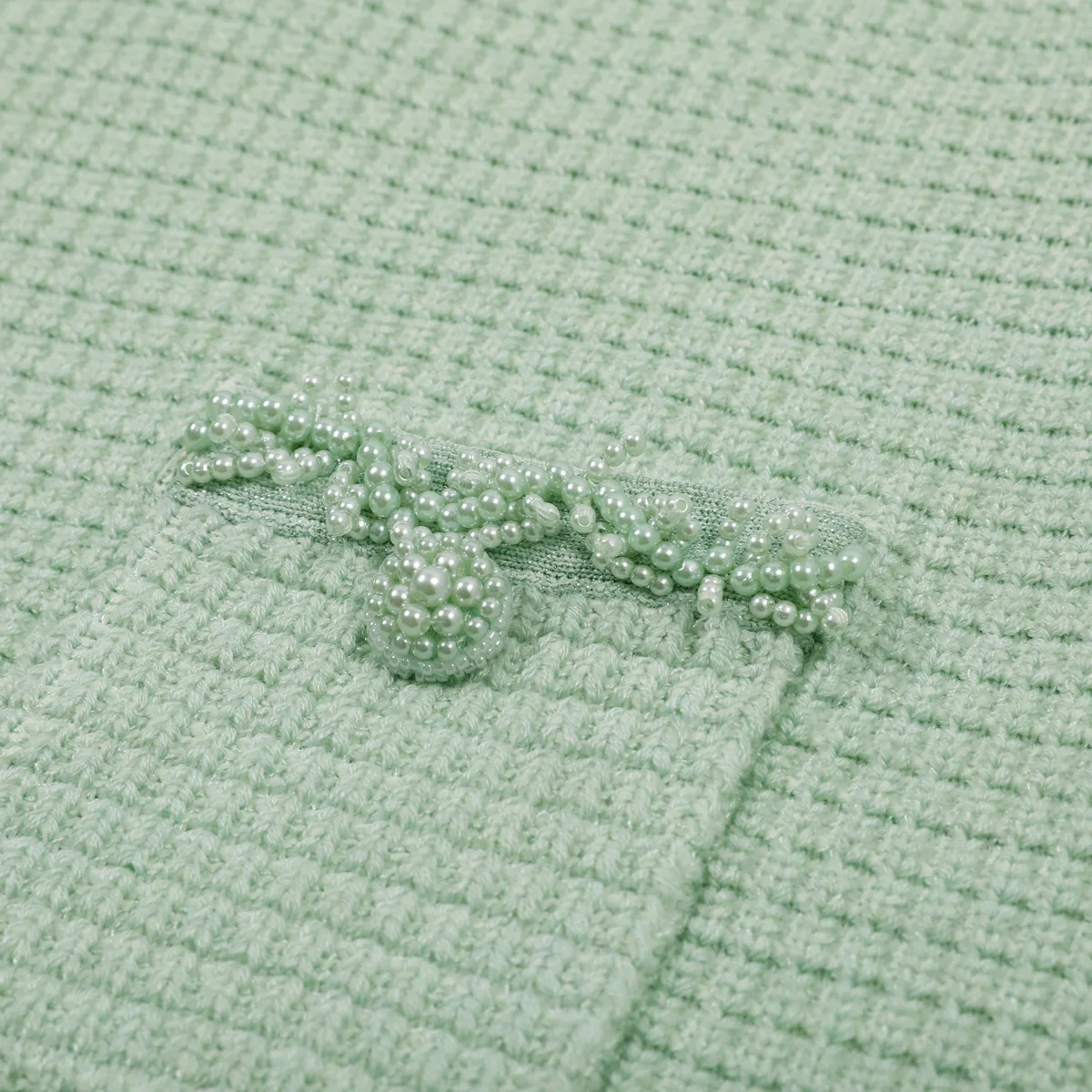 Robe trapèze tricotée pour femmes, haute qualité, nouvelle mode d'été européenne et américaine, perl