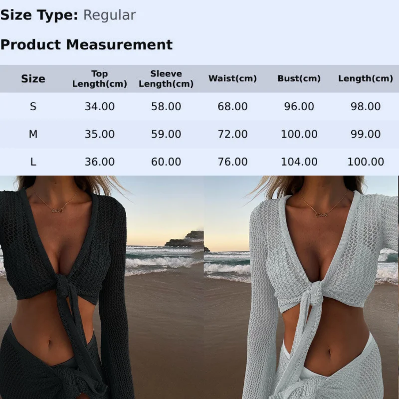 Anfilia Ensemble haut et jupe en tricot à manches longues pour femme, tenue deux pièces décontractée