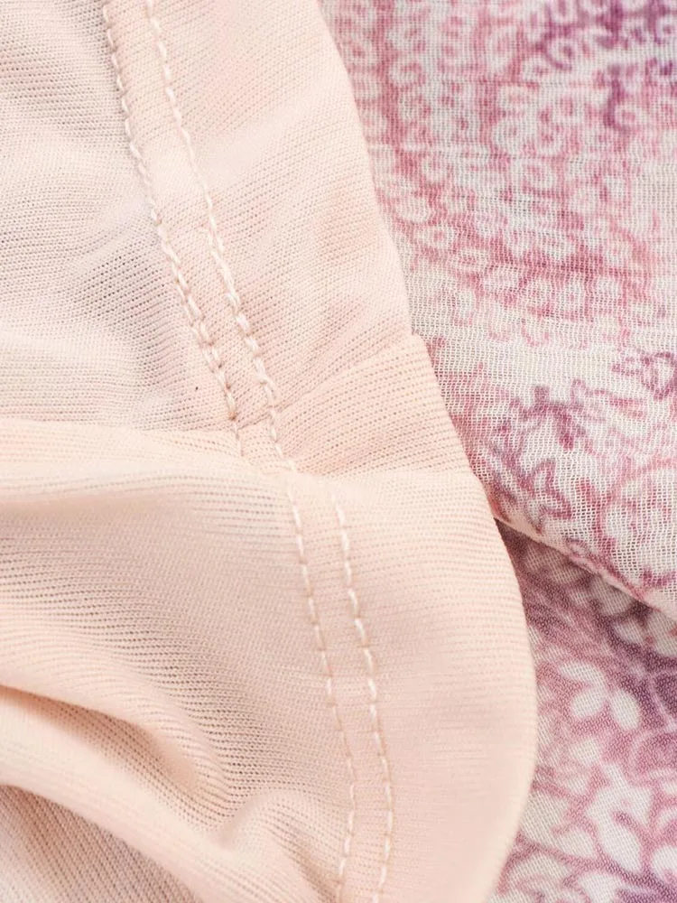 Robe MIDI d'été en mousseline de soie pour femmes, imprimé Vintage, col en v, volants en cascade, ma