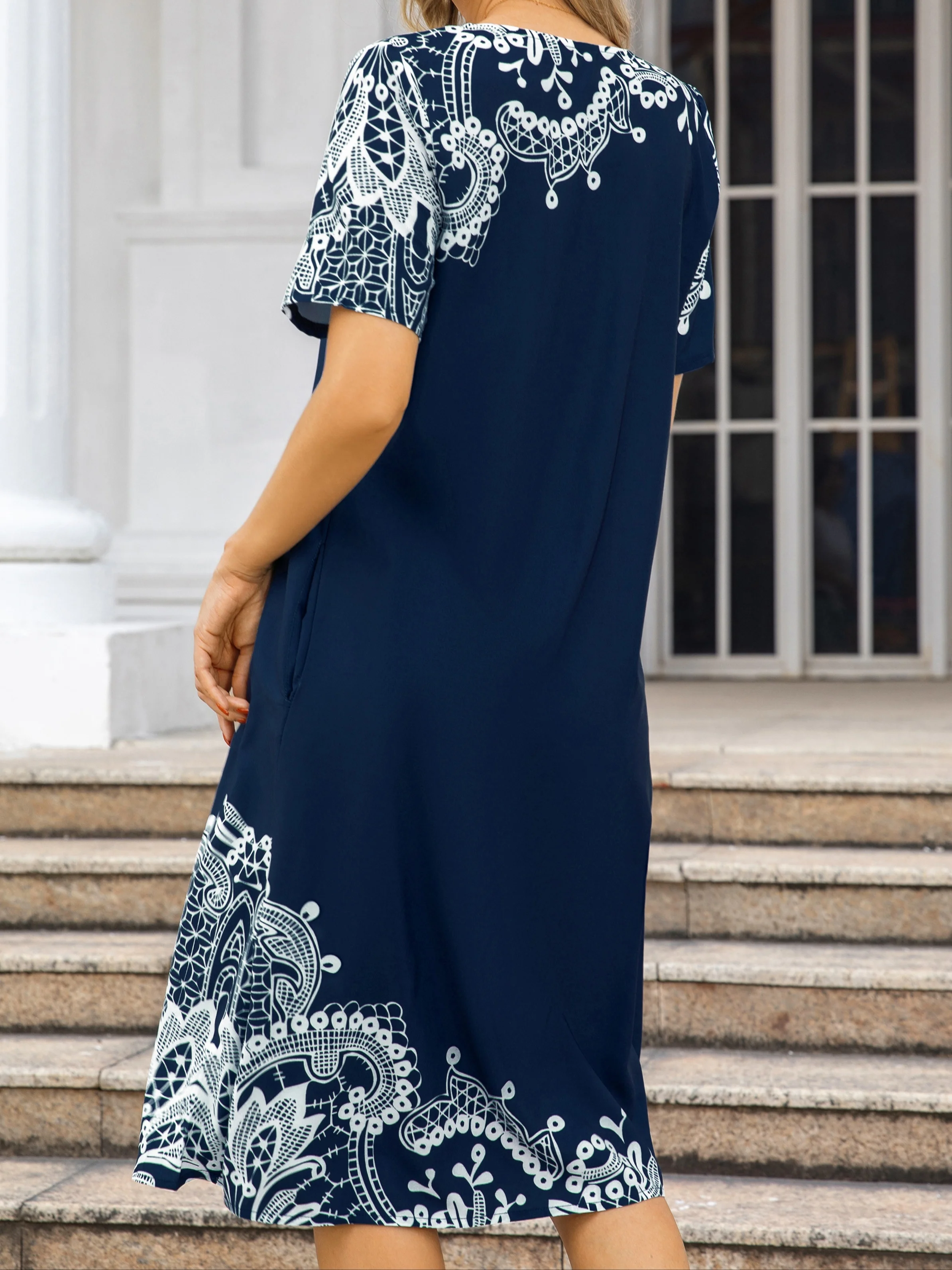 Grande taille mode femmes élégantes robe ample tenue décontractée femmes robe nouveau tempérament