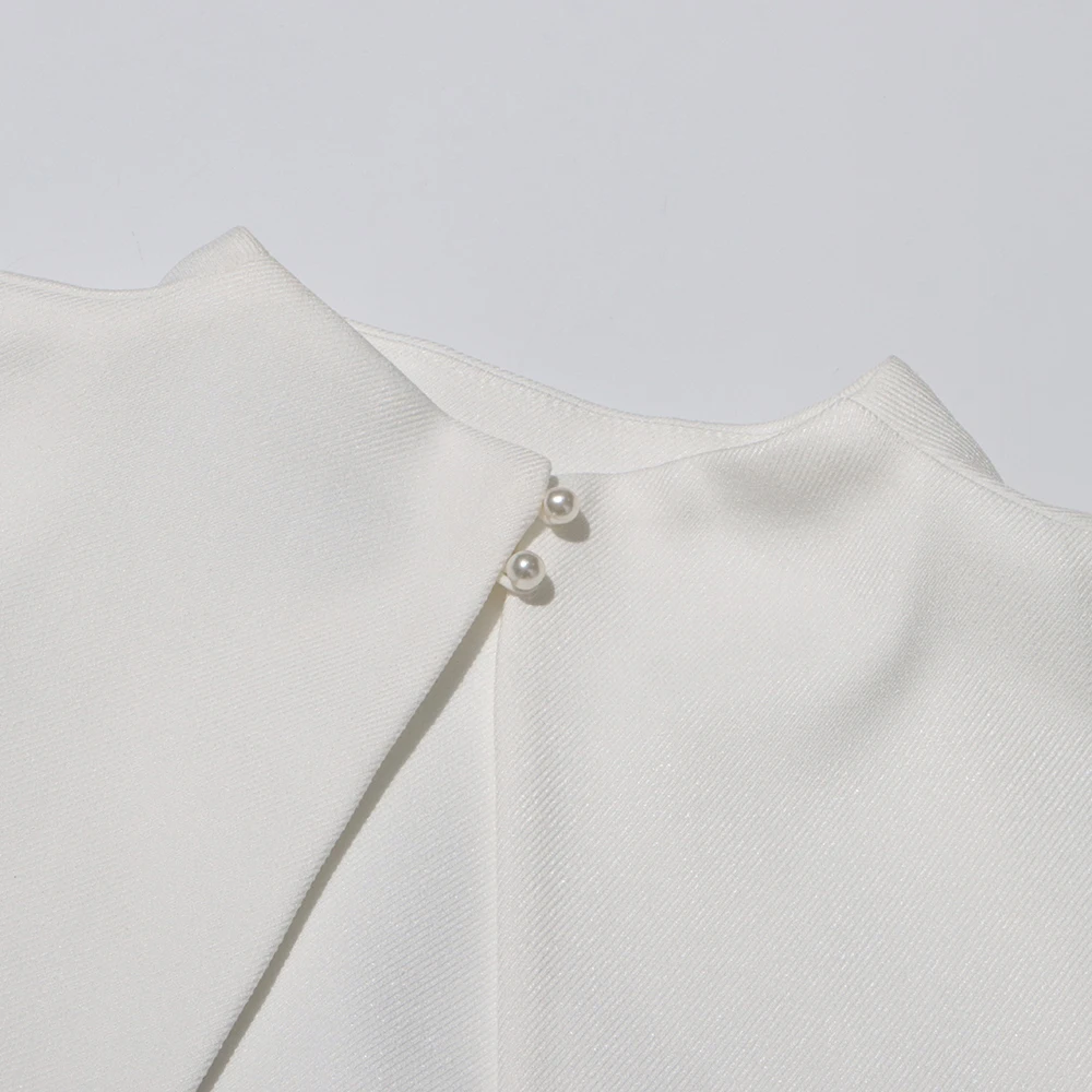 TWOTWINSTYLE détachable cape robes élégantes pour les femmes col carré sans manches taille haute hit