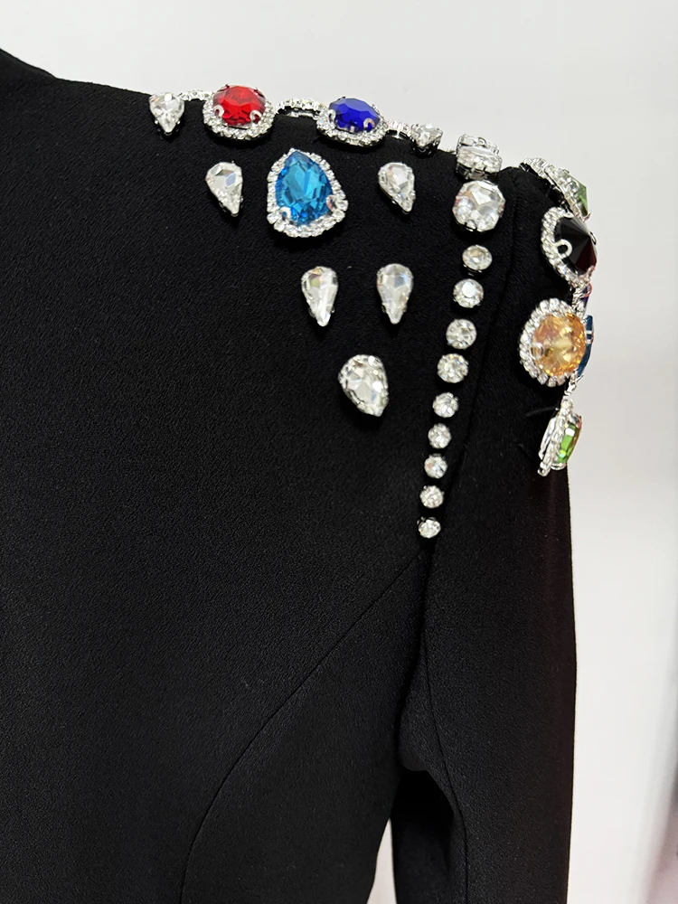 Robe longue de soirée pour femme, de haute qualité, nouvelle mode 2026, design de créateur, manches 