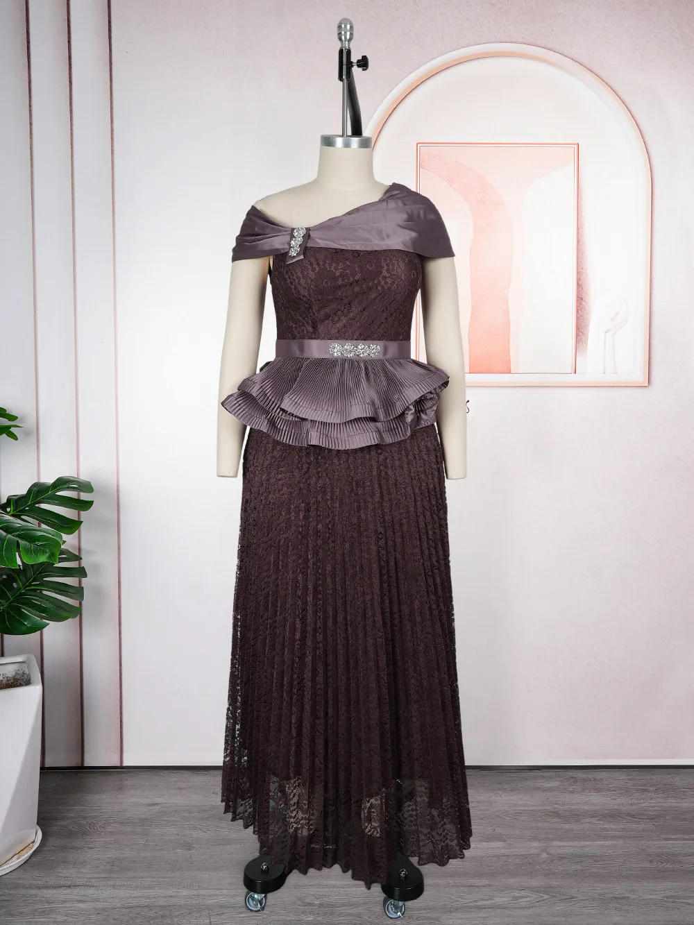 Robes longues élégantes pour femmes Printemps-Été 2026 – Robes plissées maxi pour mariage, soirée, b