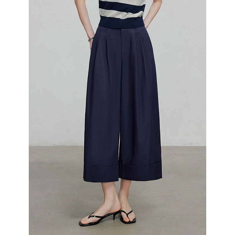 TOYOUTH femmes pantalons décontractés 2025 été nouveau Lyocell pantalons longs