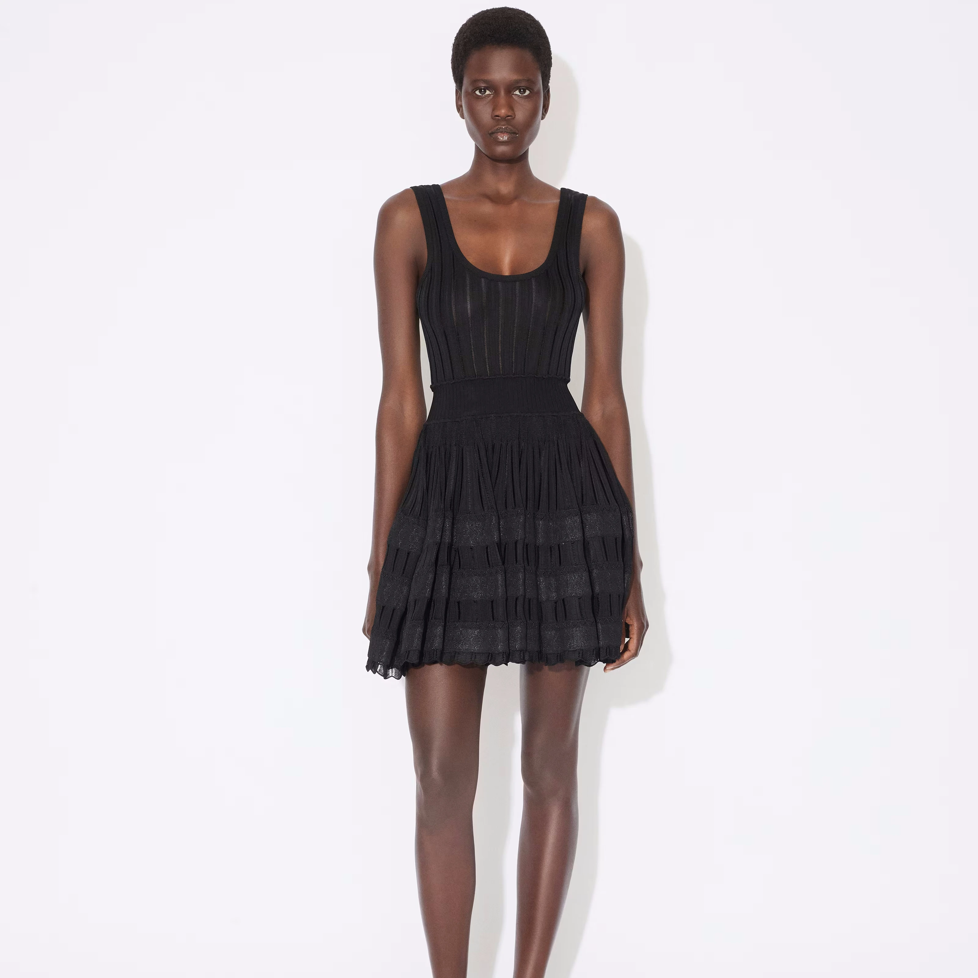 Robe élégante pour femme de marque de luxe parisienne, sexy, décontractée, pour soirée, sans manches