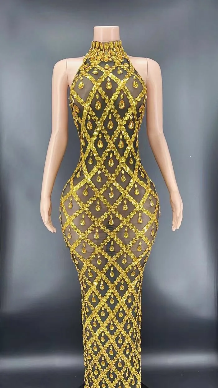 Robe courte transparente avec biscuits argentés clignotants, CitroFranges, Costume de réunion d'anni