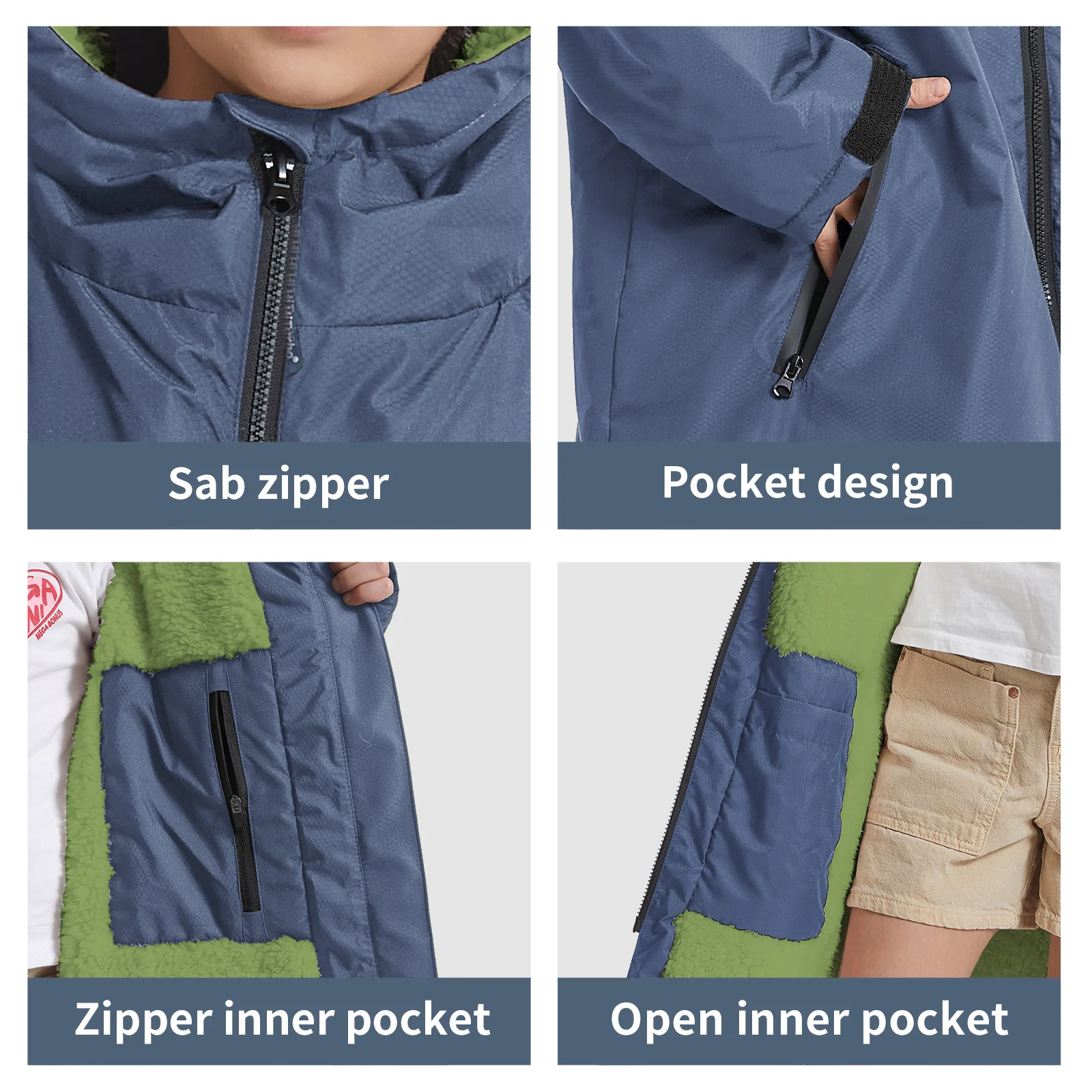 Mutao Robe à langer ultra douce et imperméable à séchage rapide – Séchage rapide, douce et confortab