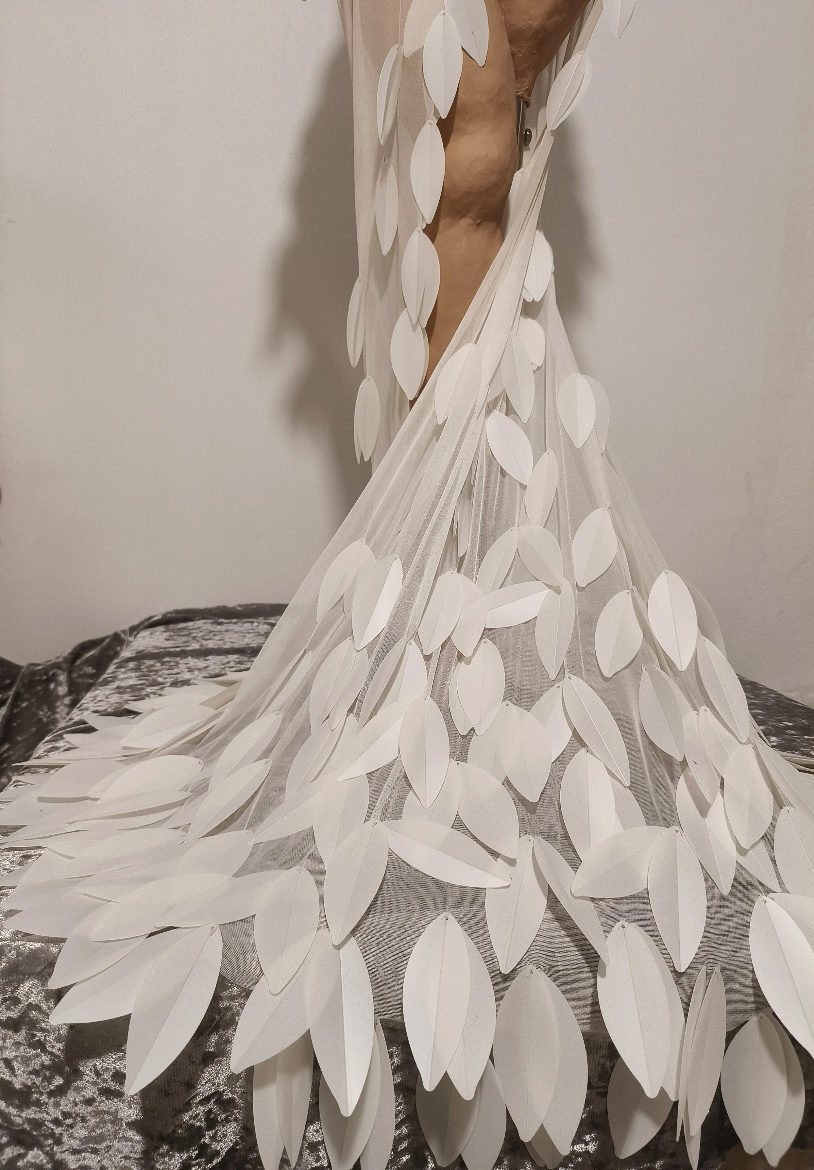 Robe Maxi transparente en maille sans bretelles, élégante, perles brillantes, pour femmes, fête d'an